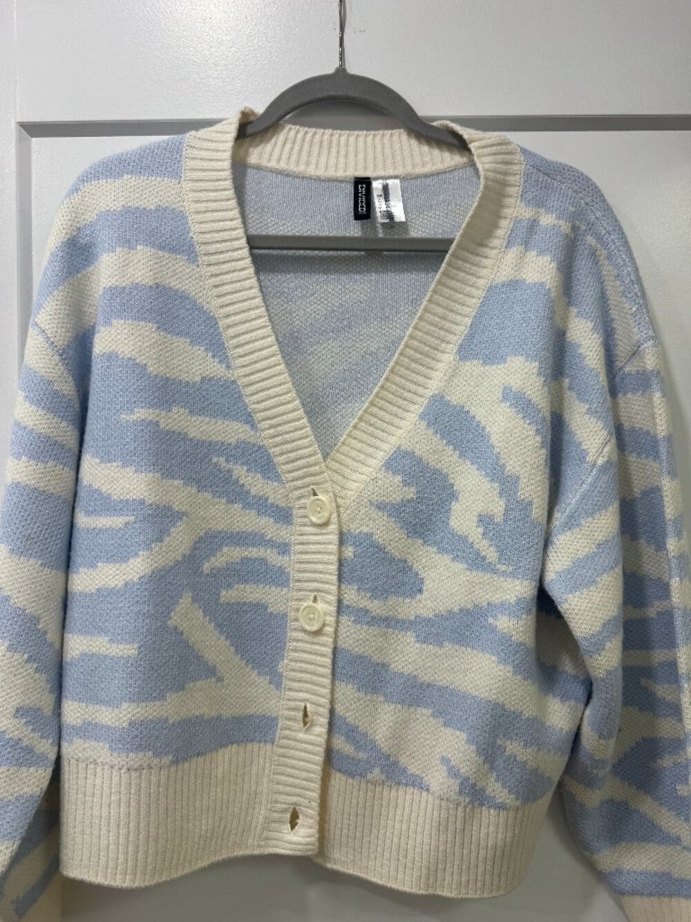 Zebra Print Cardigan